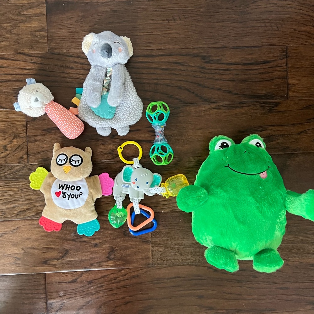 Random Baby Toys, Teethers, Rattles